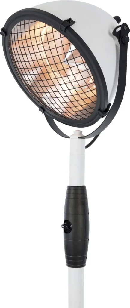 Indus II Bright Standing radiant heater, black, 2100 watts