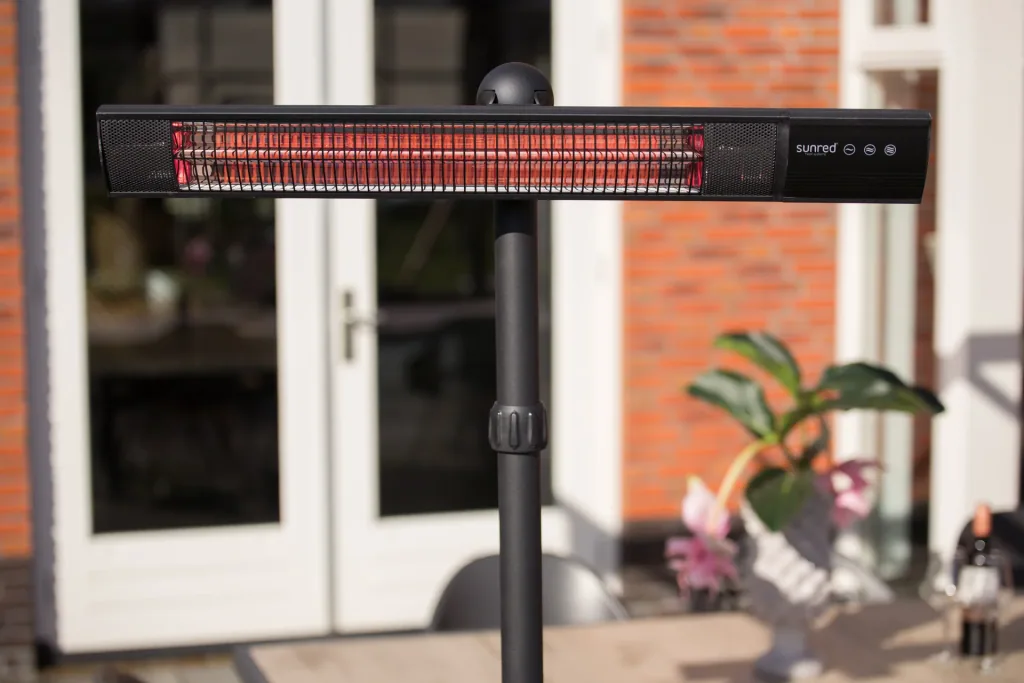 Standing heater Dark Standing Black 2500 Watt