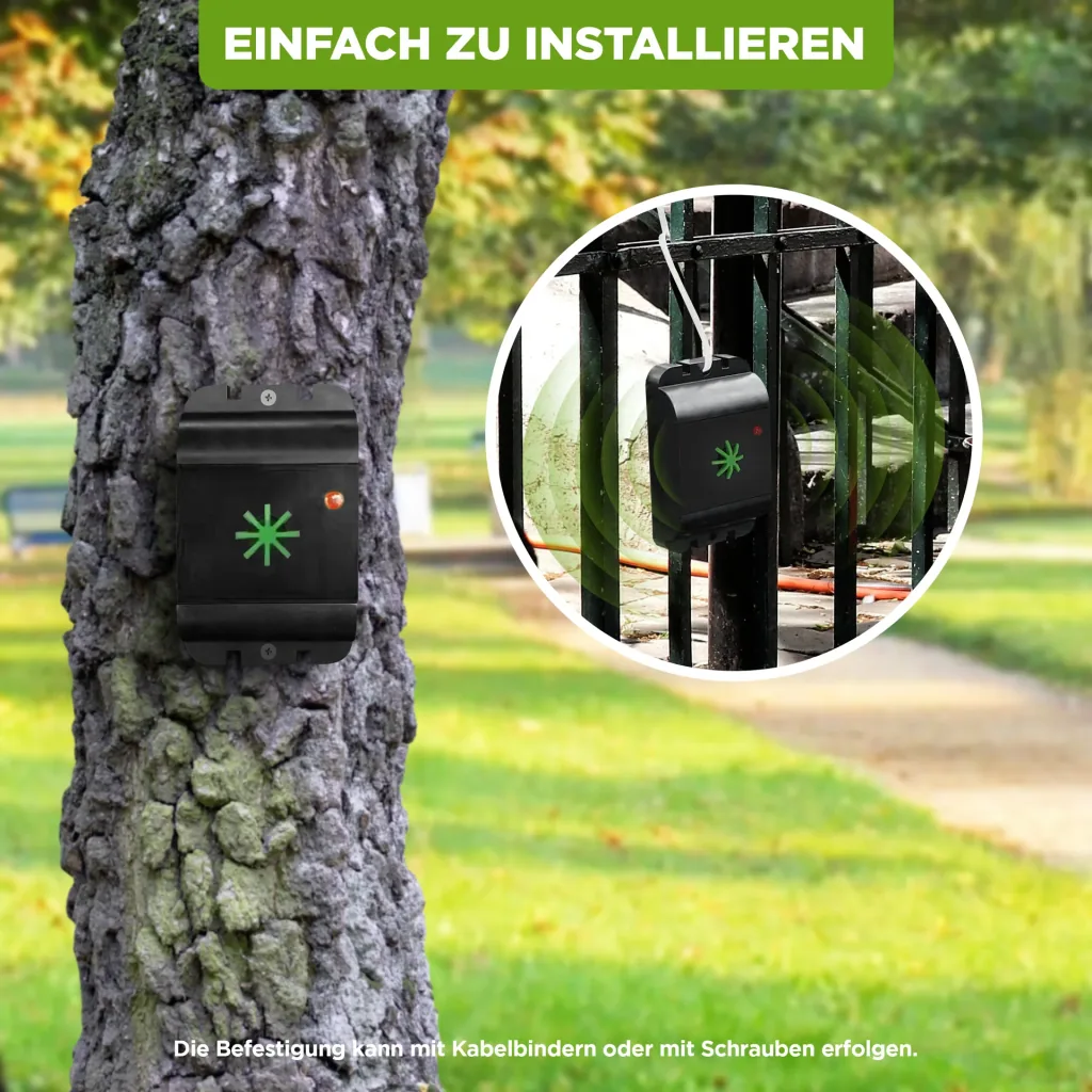 Mobile cat and dog repeller