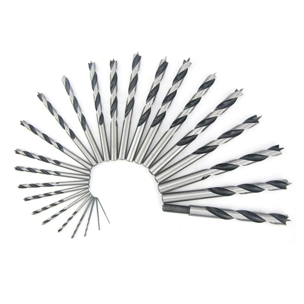 25-piece wood drill bit set. 1.0 - 13.0 mm
