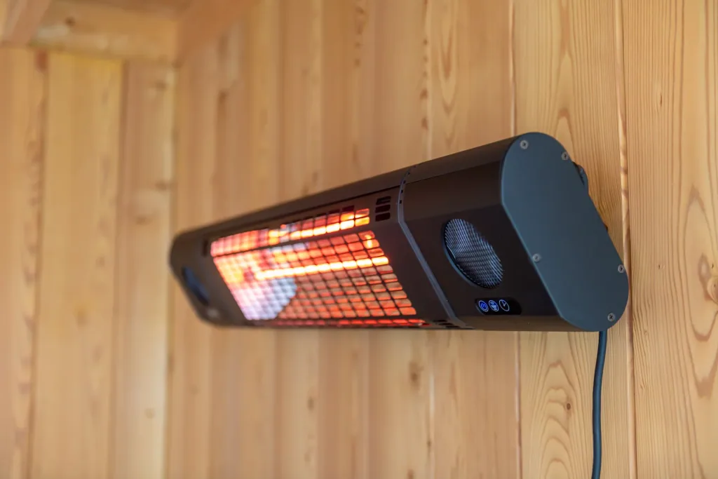 Wandheizstrahler Heater Sun and Sound Ultra Wall Black 2000 Watt