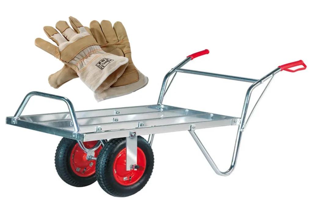Swiss aluminum trolley, 100 kg load capacity