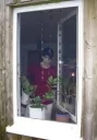 Insect screen - window, color white, 100 x 100 cm
