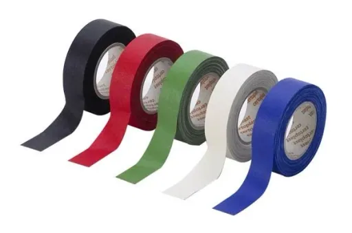 Fabric adhesive tapes colored 10 m - 5 pieces