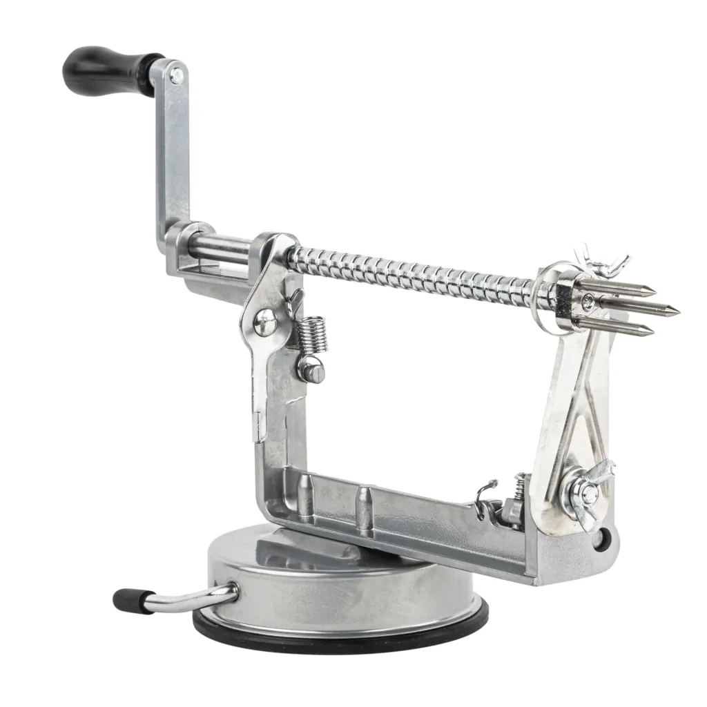 3 in 1 apple and potato peeler, cast aluminum
