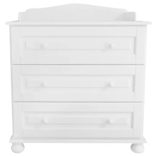 Caramella Chest of drawers "Romantik" white, Diaper: no