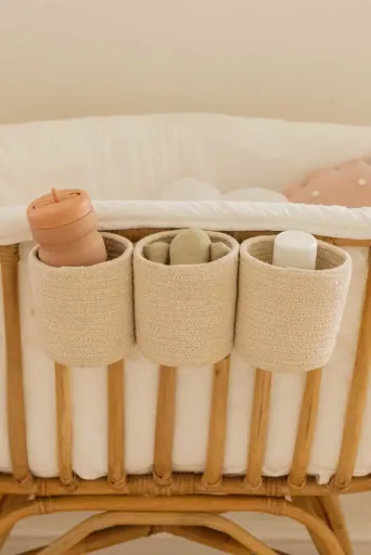 Lorena Canals Baby Crib Basket - Vanilla