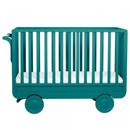 Laurette baby bed 60 x 120 cm roulotte