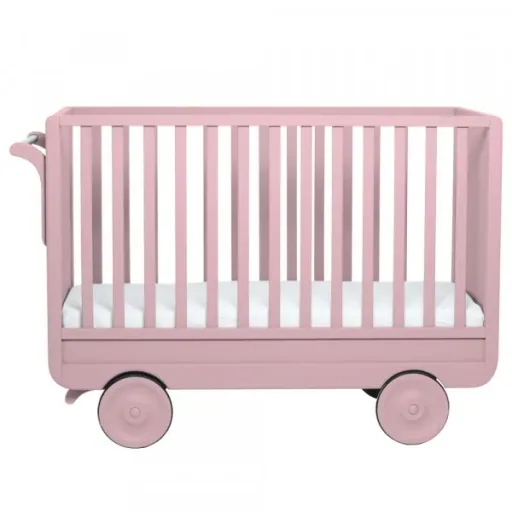 Laurette baby bed 60 x 120 cm roulotte