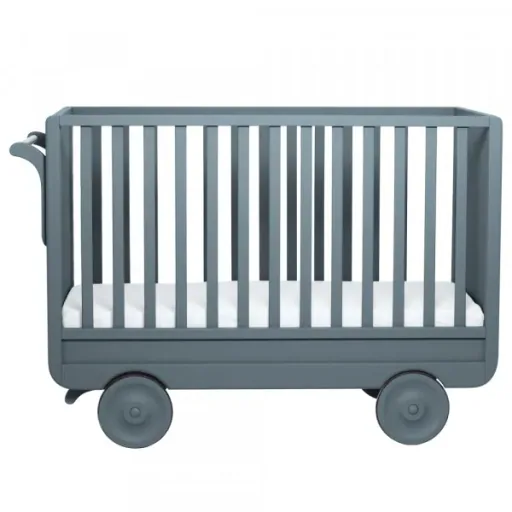Laurette baby bed 60 x 120 cm roulotte