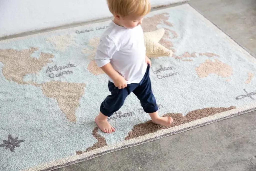 Lorena Canals carpet world map