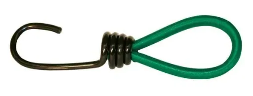 Rubber tensioners for cargo nets, tarpaulins and luggage securing, 12 pieces