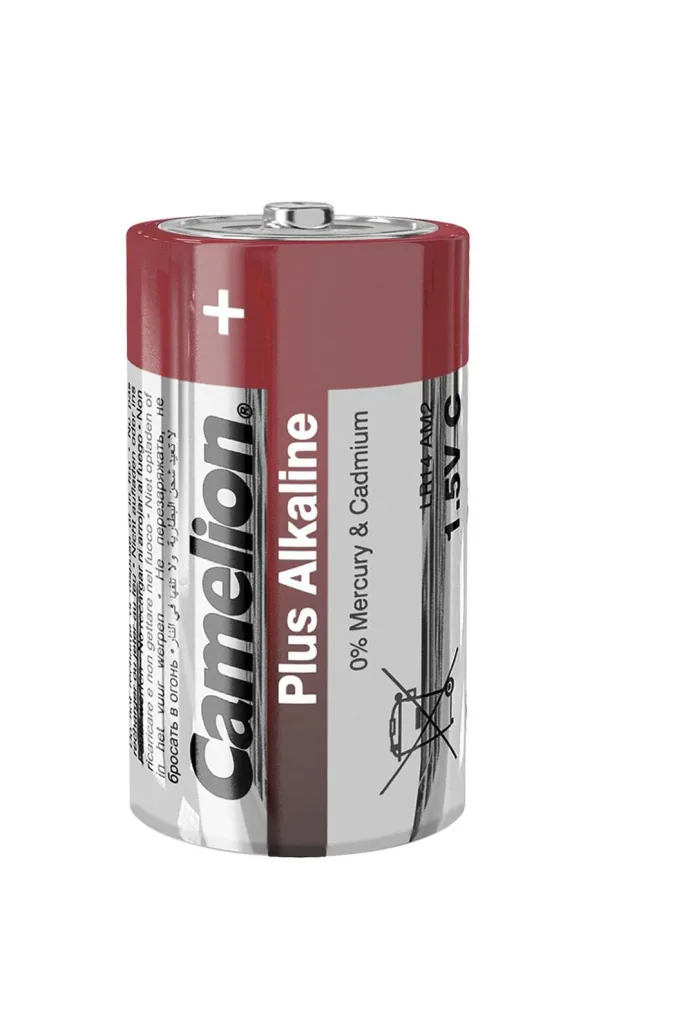 Plus Alkaline Baby C Batteries - 4 pieces