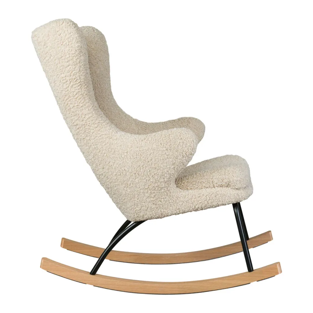 Quax rocking chair, armchair for breastfeeding - de luxe, Color: Sheep