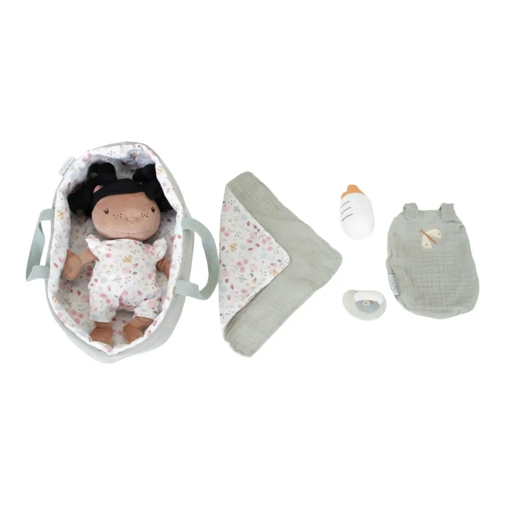 Little Dutch Babypuppe, Stoffpuppe - Evi, zum Kuscheln und Pflegen