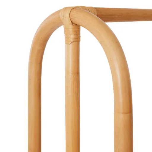 Oyoy children clothes rack rainbow rattan nature