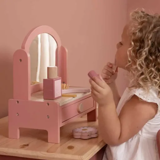 Little dutch dressing table wood pink