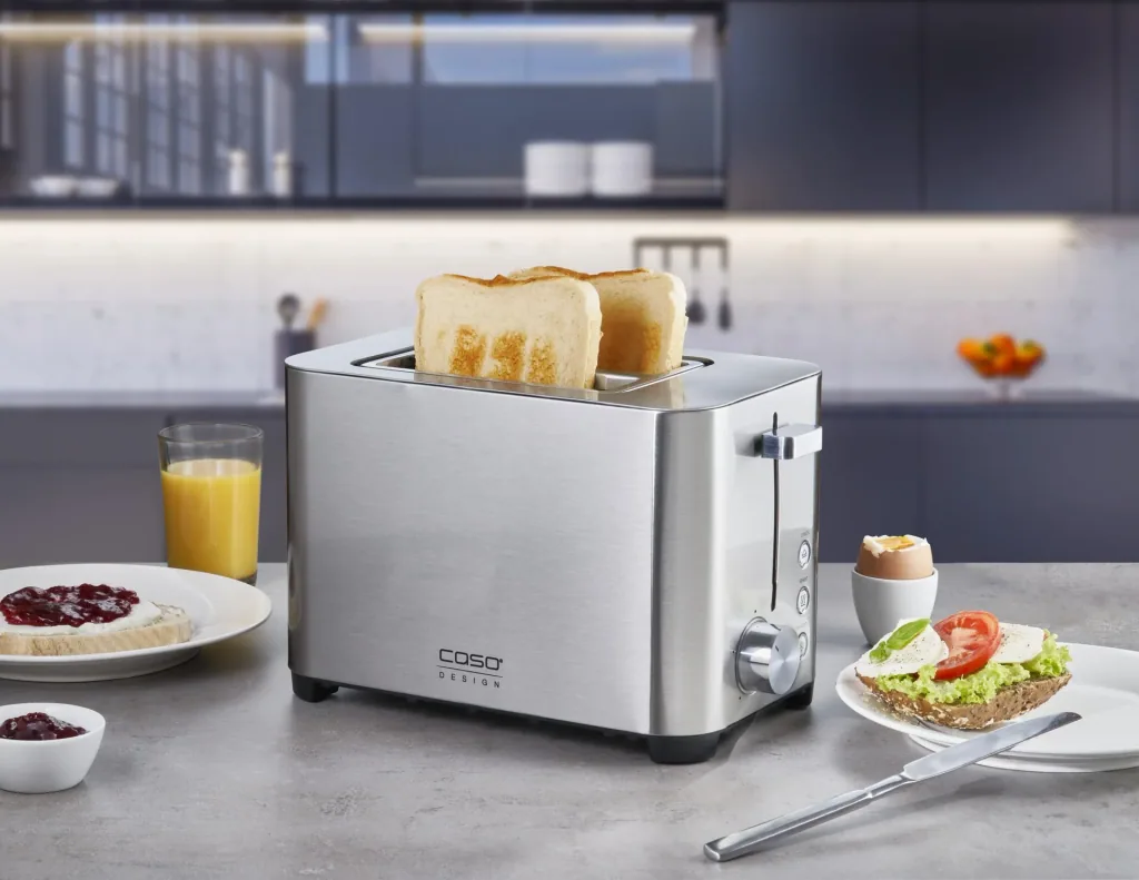 Toaster, Classico "T2 DUO", stainless steel, 750 watts