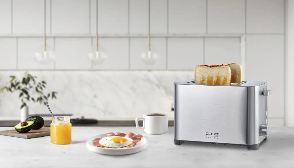 Toaster, Classico "T2 DUO", stainless steel, 750 watts