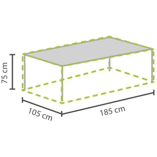 protective cover for garden table - max. 180 cm