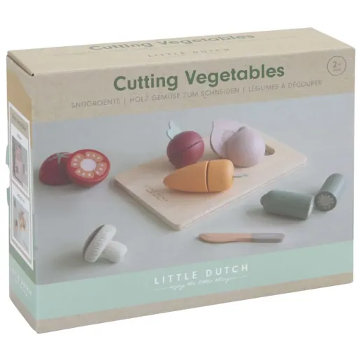 Little dutch vegetables with boards