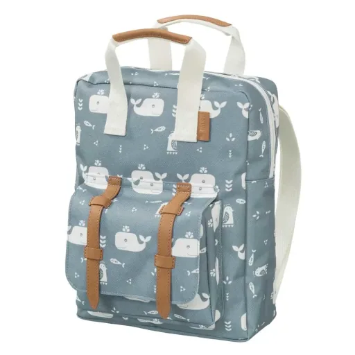 Fresk children's backpack whale blue