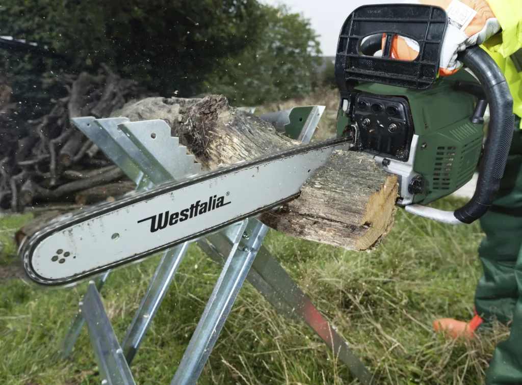 Petrol chainsaw GM BK 4545 including tarpaulin 3 x 4 m - universally usable