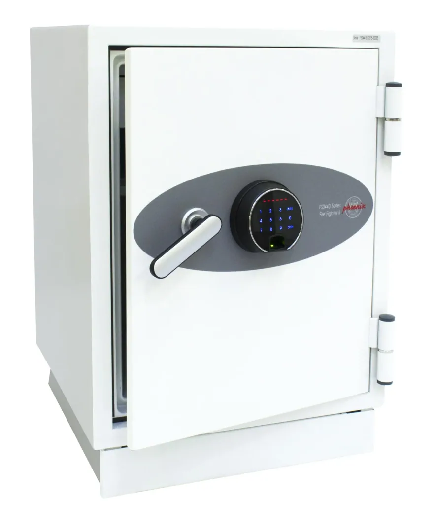 Fire Fighter II document fireproof safe, external dimensions 720 x 500 x 500 mm, with fingerprint lock