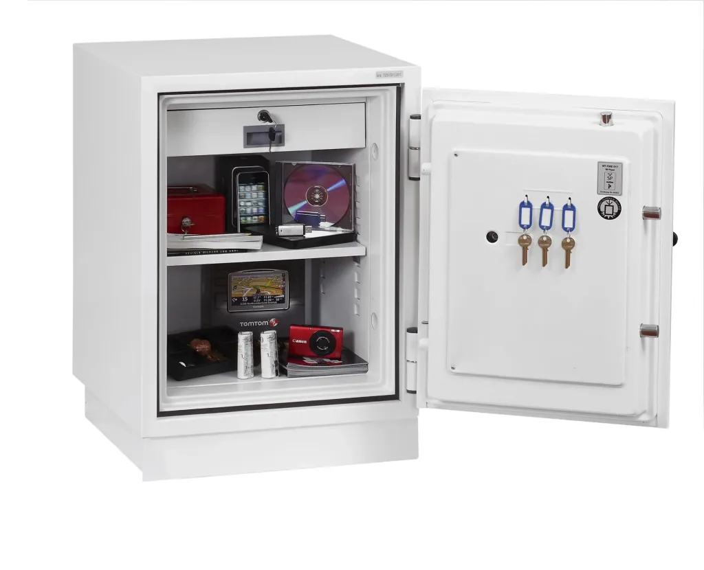 Fire Fighter II document fireproof safe, external dimensions 720 x 500 x 500 mm, with fingerprint lock