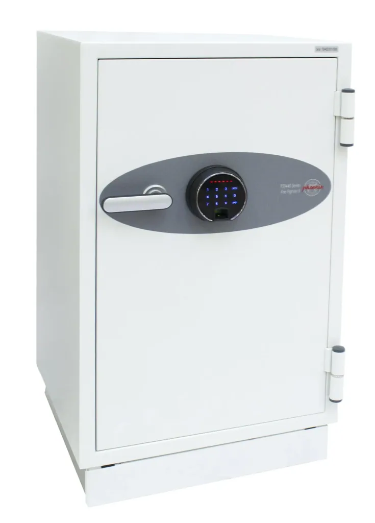 Fire Fighter II document fireproof safe, external dimensions 900 x 520 x 520 mm, with fingerprint lock