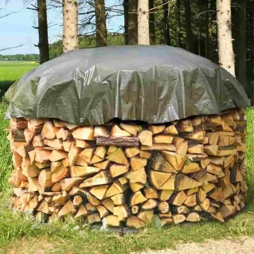 Round Tarp, Waterproof, 210g/m², UV Resistant, Ripstop, Heavy Duty, 3 Meter (7.07m²)