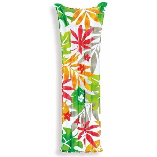 Beach air mattresses with trendy flower print White