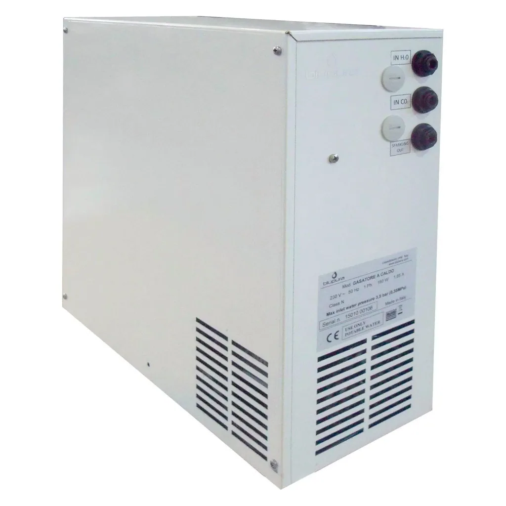 Water dispenser, soda maker, carbonated water maker, sparkling water maker, warm carbonator - Blupura