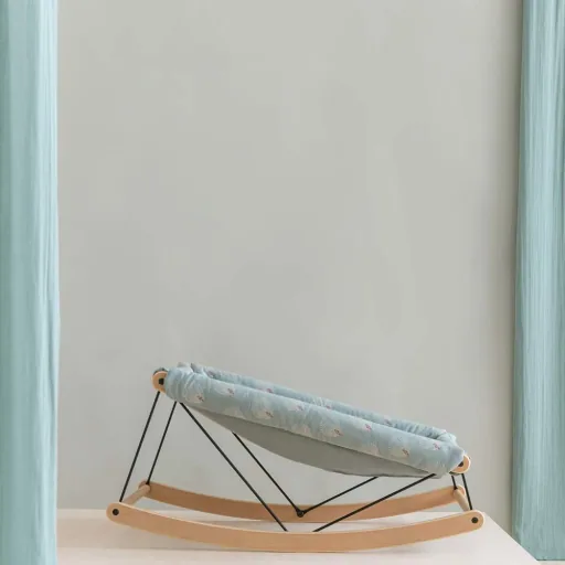 Baby rocker reference, replacement reference - Nobodinoz, Gatsby Antik Green