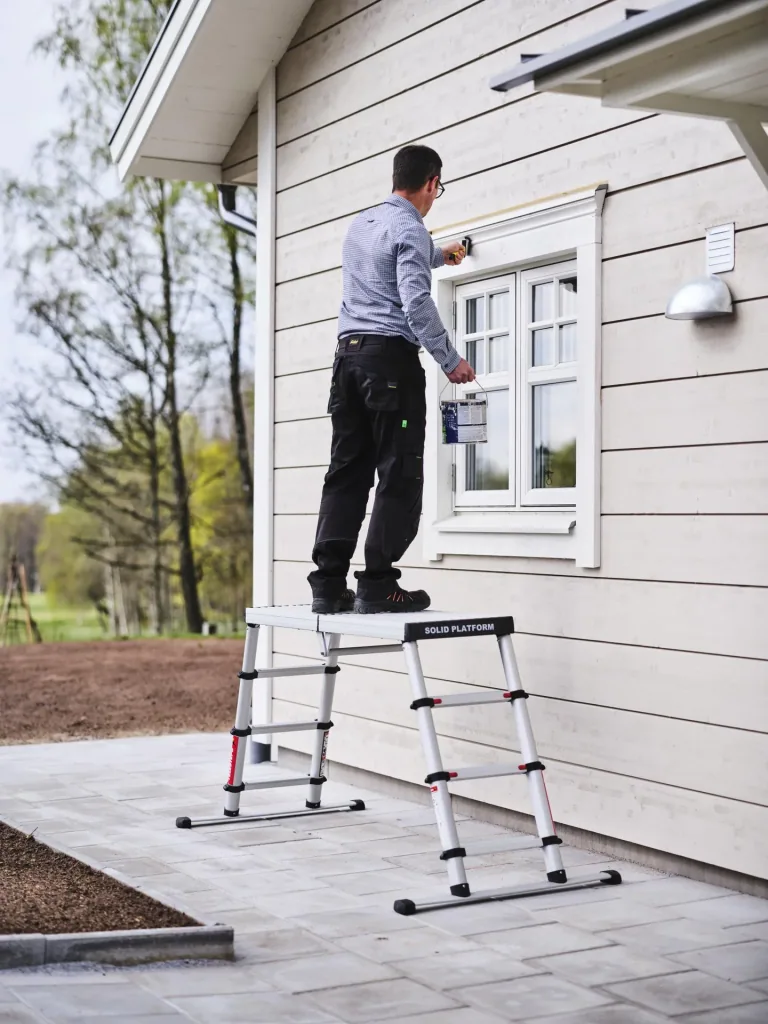 Telescopic platform, aluminum