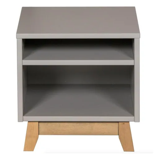 Quax bedside table trendy gray, Would you like a drawer?: no