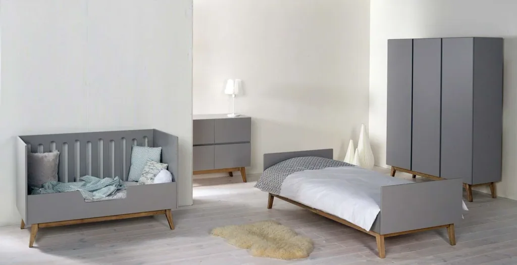 Quax bedside table trendy gray, Would you like a drawer?: no