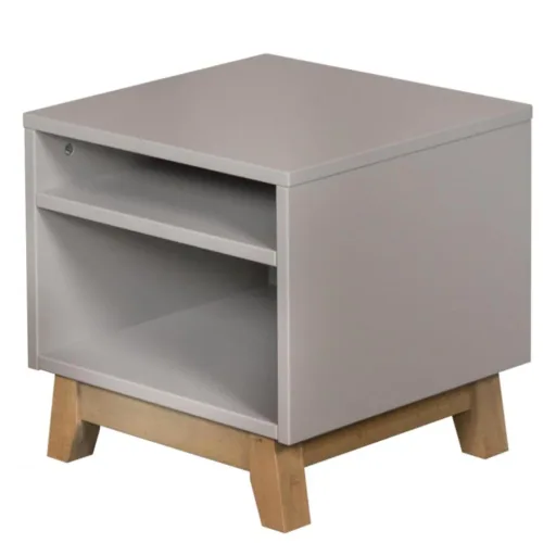 Quax bedside table trendy gray, Would you like a drawer?: no