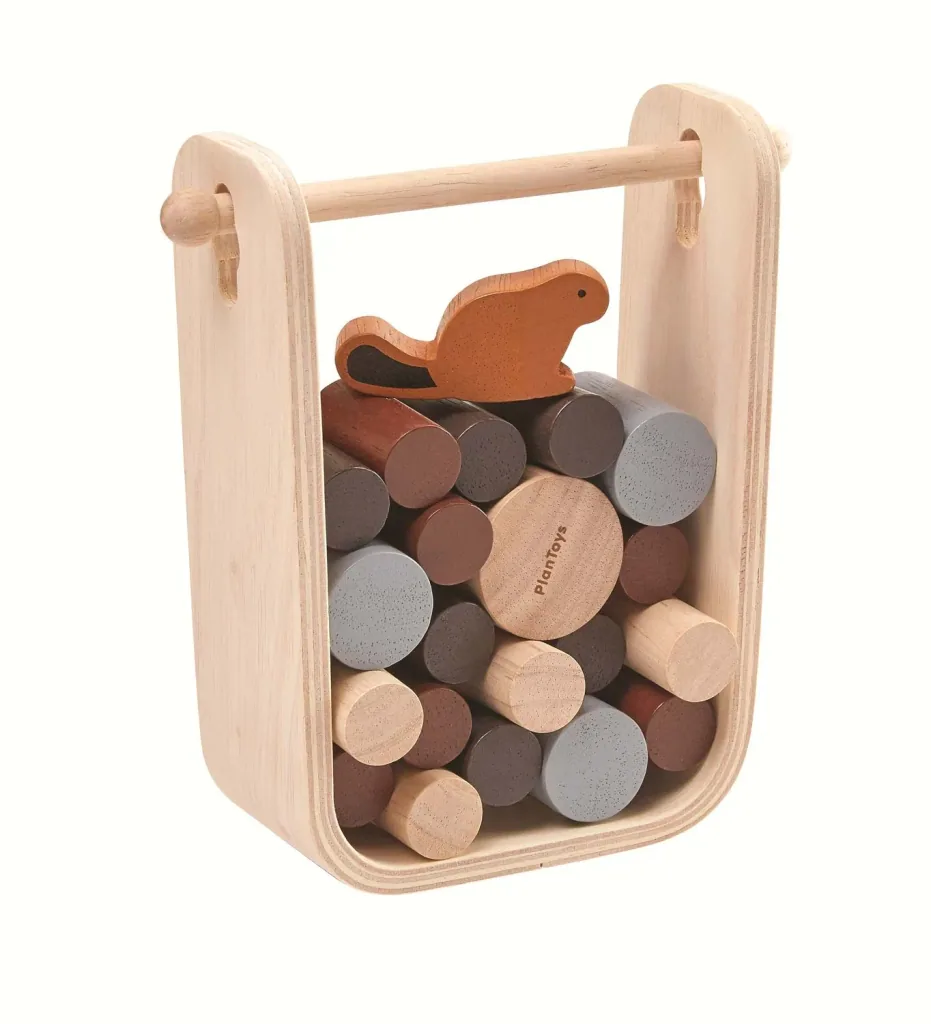 Plan Toys game trunks draw wood