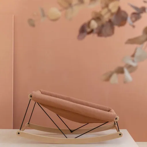 Baby rocker reference, replacement reference - Nobodinoz, Sienna Braun