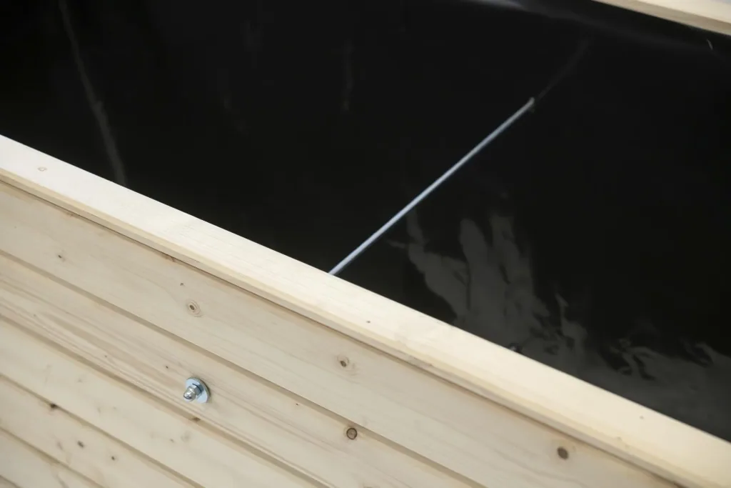 Raised Bed Asket XL, 160×70×90 cm, Natural – Spruce Wood, Back-Friendly