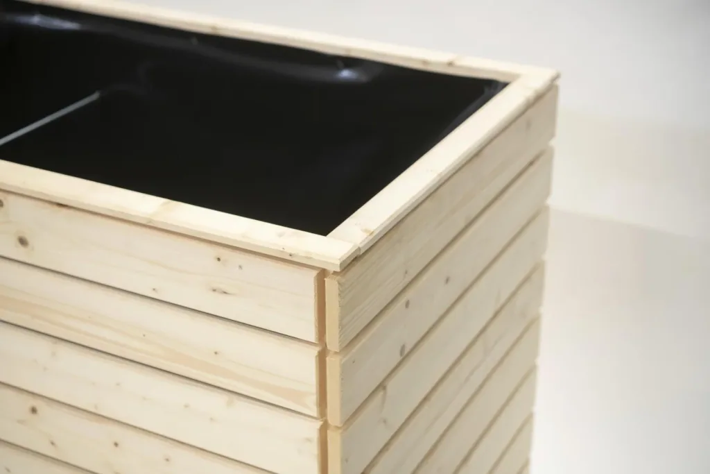 Raised Bed Asket XL, 160×70×90 cm, Natural – Spruce Wood, Back-Friendly