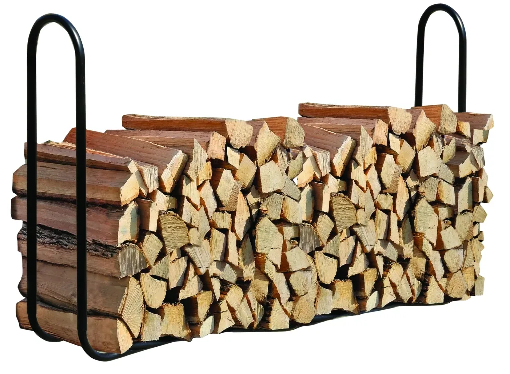 Firewood rack 244 cm, load capacity 544 kg