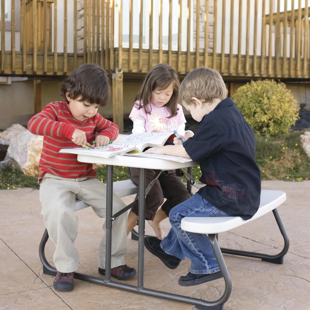 Lifetime Kids Picnic Table - Rectangular - Plastic