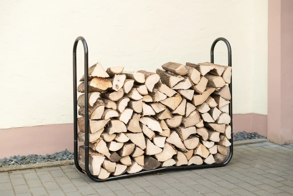 Firewood rack 122 cm, load capacity 272 kg