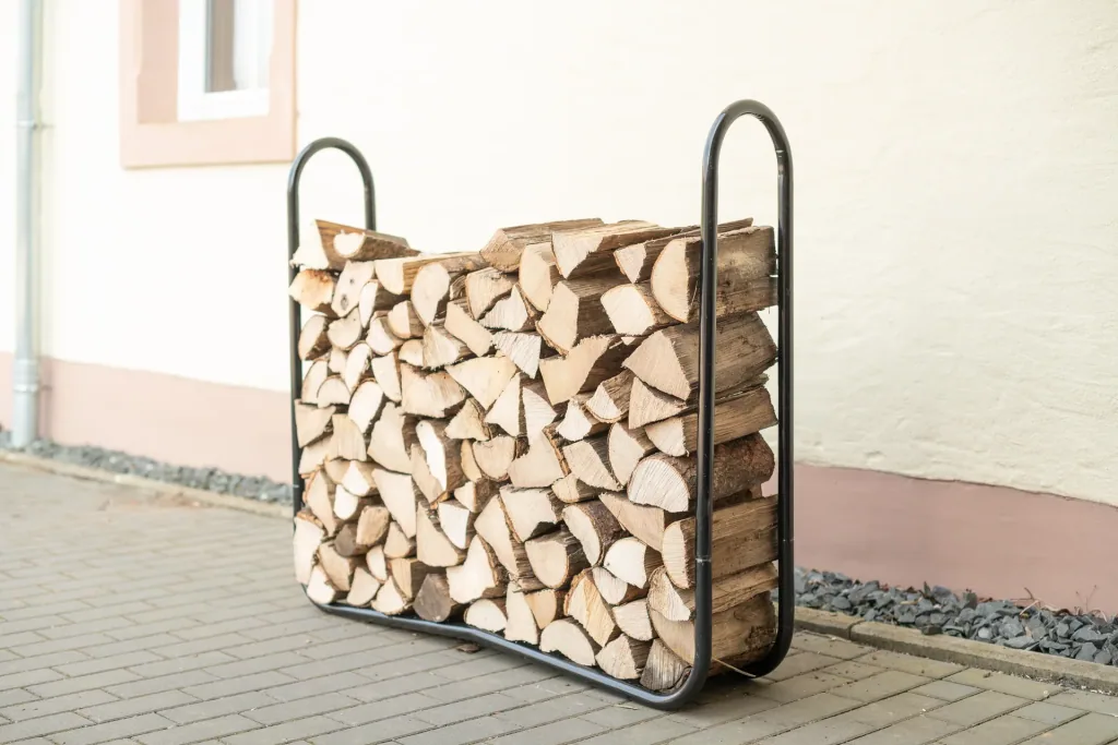 Firewood rack 122 cm, load capacity 272 kg