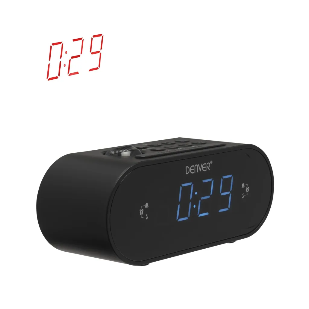 Radio alarm clock with projection