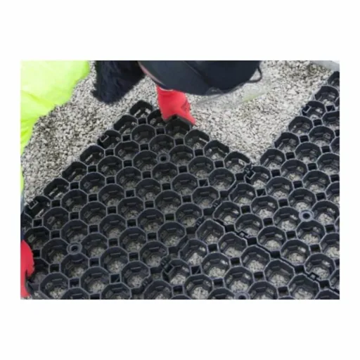 Grass pavers, grass grid, green, RKP6, approx. 57 x 38 x 4cm, lawn grid