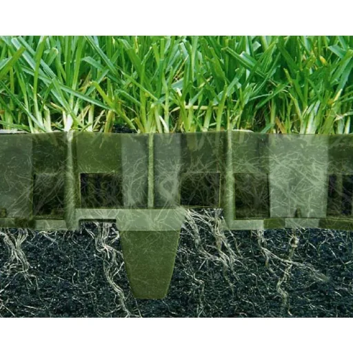 Grass Pavers, Grass Grid, Green, RKP1, approx. 49.2x49.2x3.9cm, 0.9kg, Lawn Grid