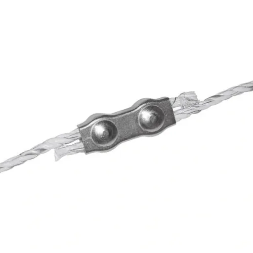 Cable connectors Ø 6 mm galvanized (5 pieces)